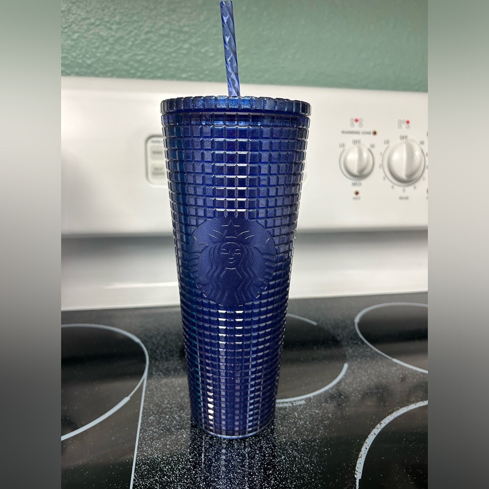 Dark Blue Starbucks Tumbler